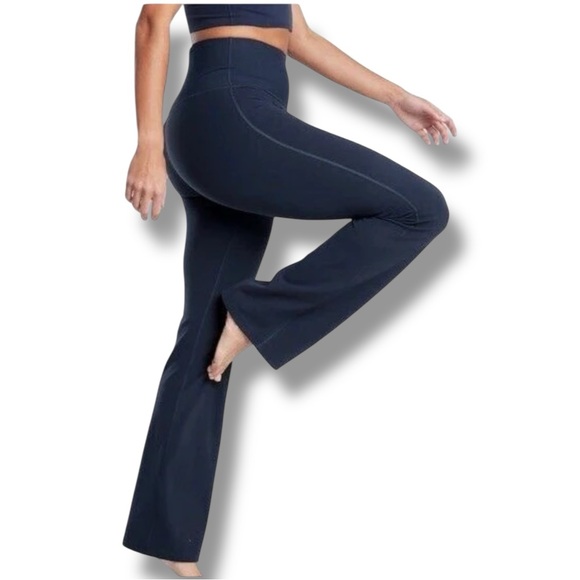 Athleta Pants - ATHLETA Studio Flare Pants - 1X Navy